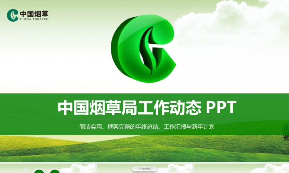 烟草局工作汇报PPT.pptx