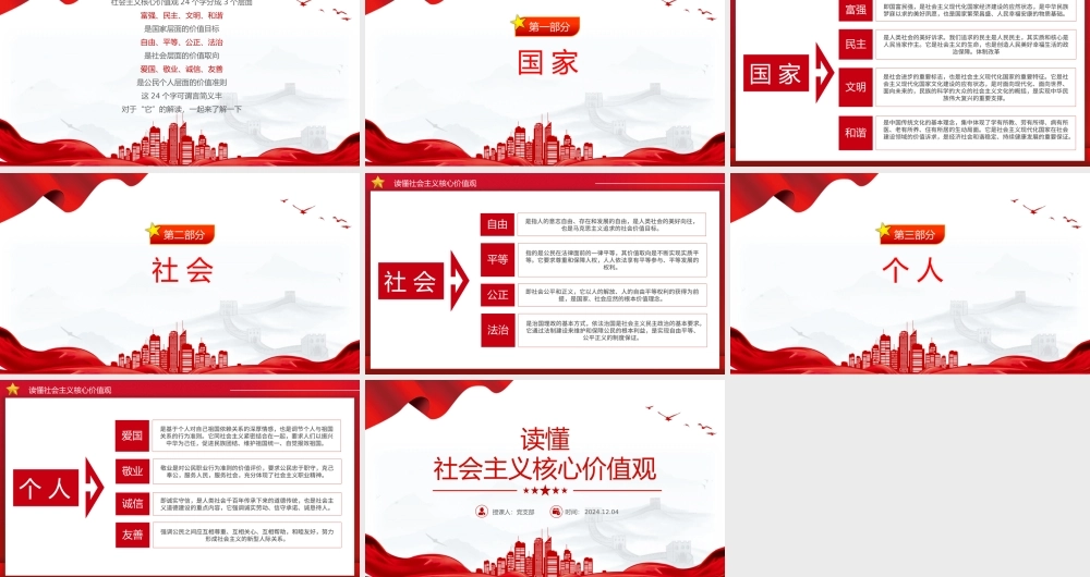 一文读懂社会主义核心价值观PPT课件下载.pptx