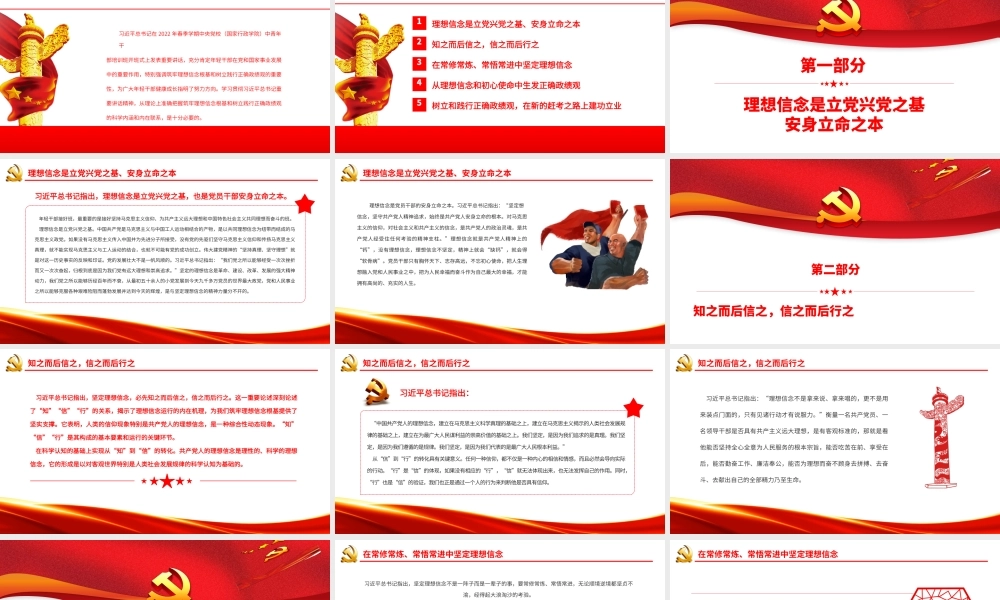 以坚定理想信念夯实正确政绩观.pptx