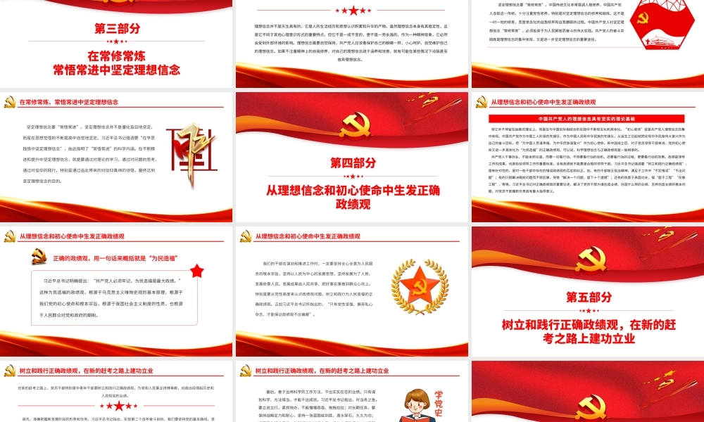 以坚定理想信念夯实正确政绩观.pptx