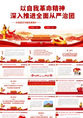 以自我革命精神深入推进全面从严治团.pptx