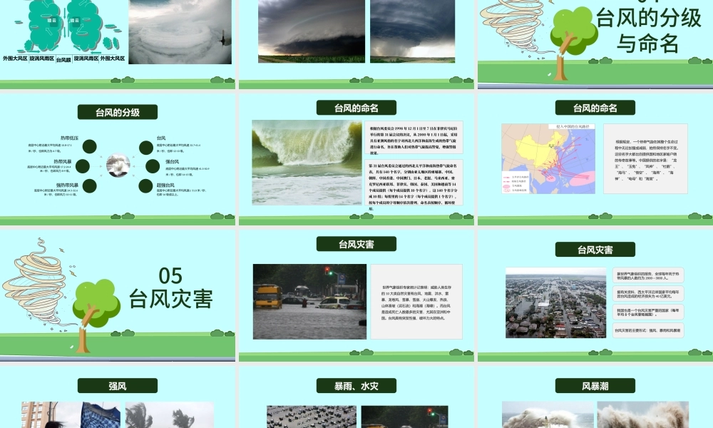 原创防御台风防汛抗洪知识教育讲座PPT模板-版权可商用.pptx