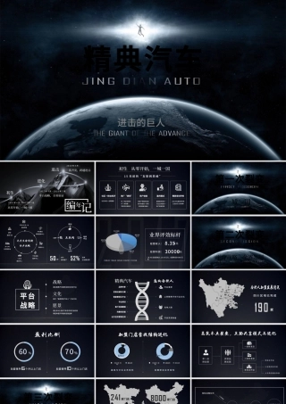原创汽车行业汽车销售汽车发布会PPT模板-版权可商用.pptx