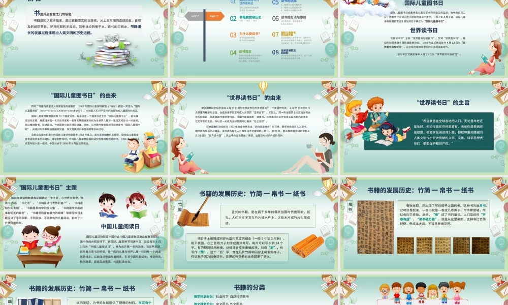 原创世界读书日ppt儿童图书日ppt读书日ppt-版权可商用.pptx