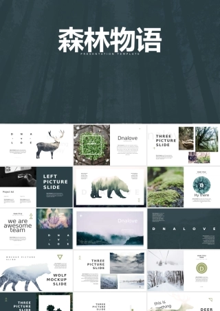 1__森林物语（请使用PPT2010以上版本打开）.pptx