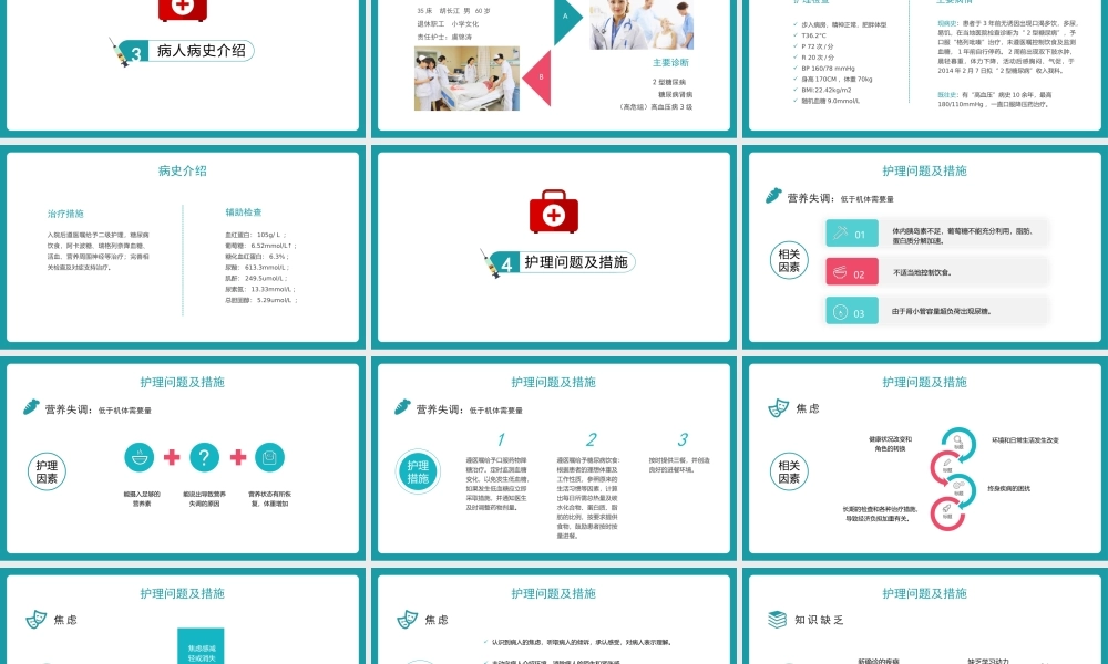 07糖尿病护理查房PPT 模板.pptx