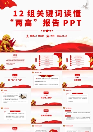 12组关键词读懂“两高”报告PPT.pptx