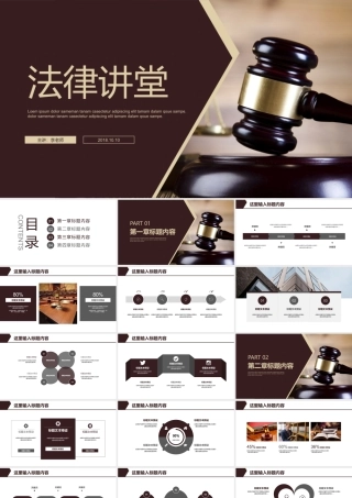 047律师事务所法制法学法律法院PPT模板.pptx