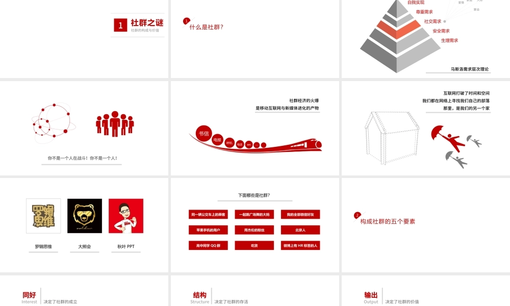 180P社交社群营销培训方案PPT图标.pptx