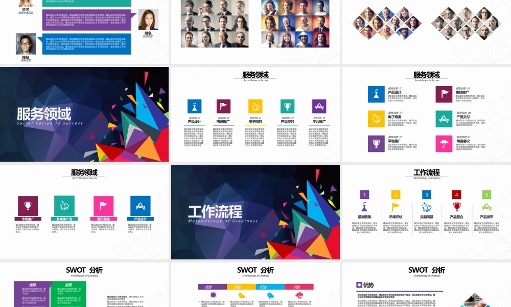 233企业发展介绍产品市场数据分析总结PPT模板.pptx