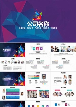 233企业发展介绍产品市场数据分析总结PPT模板.pptx