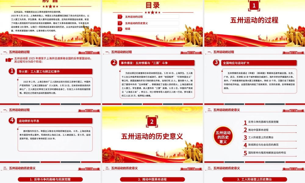 1925-2025纪念五卅运动爆发100周年PPT赓续红色血脉汲取奋进力量课件.pptx