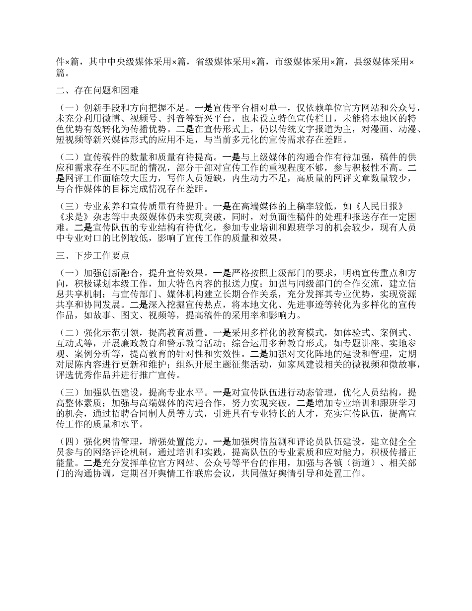 年区局宣传工作总结报告.docx_第2页