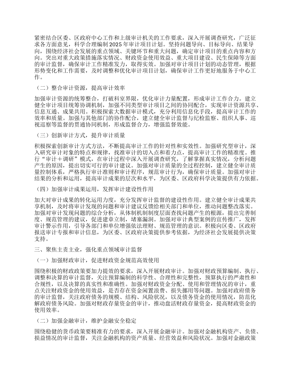区审计局2025年工作要点.docx_第2页