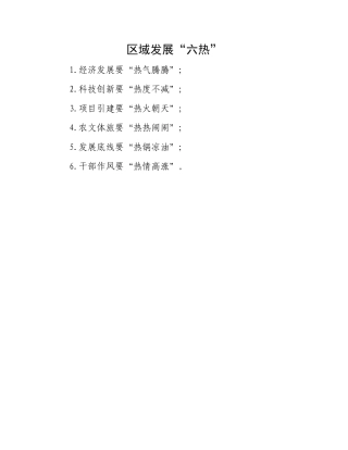 区域发展“六热”.docx