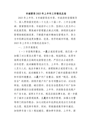 市XX局2025年上半年工作情况总结.docx