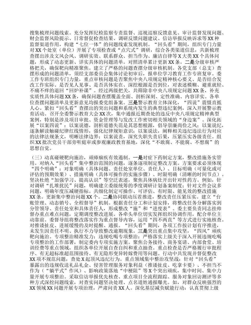 市发展改革委深入贯彻中央BXGD精神学习教育“回头看”情况报告.docx_第2页