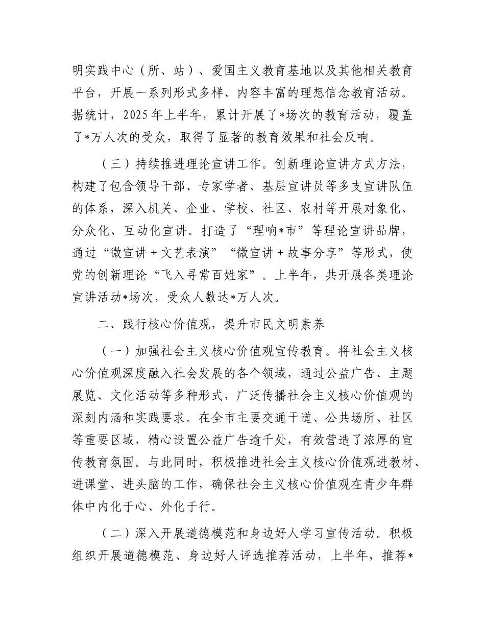 市精神文明办2025年上半年工作总结.docx_第2页