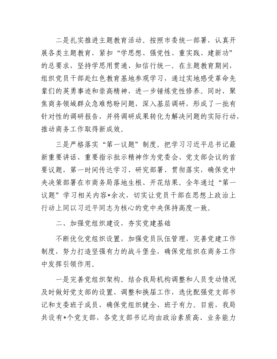 市商务局 2024 年度X建工作总结.docx_第2页