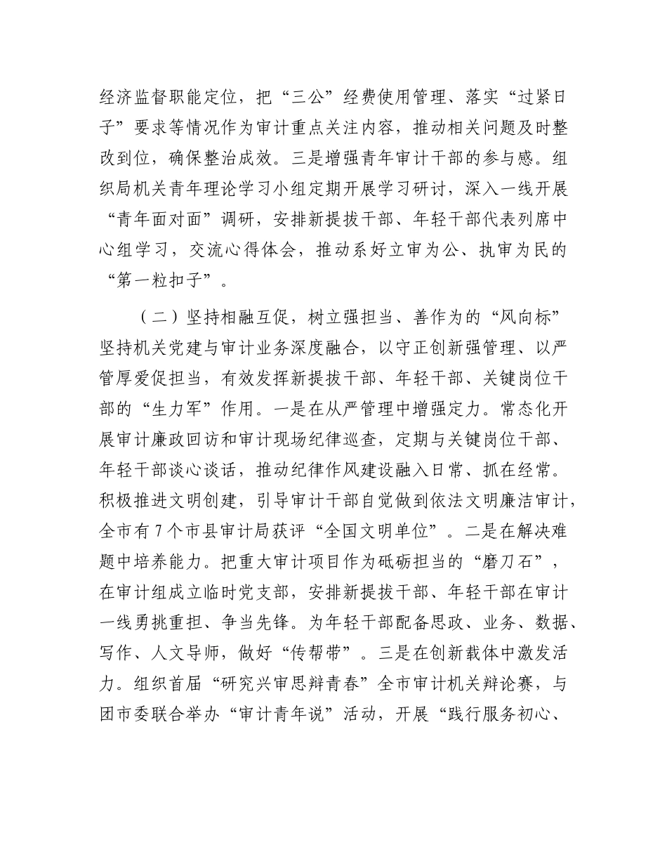 市审计局X组关于推进审计干部队伍作风建设工作情况的报告.docx_第2页