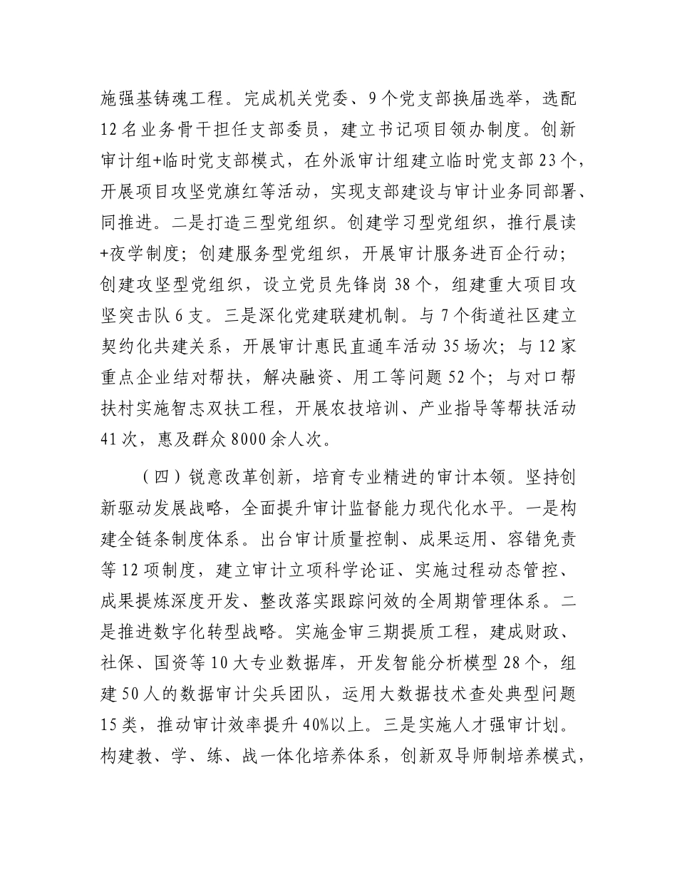 市审计局上半年X建工作总结.docx_第3页