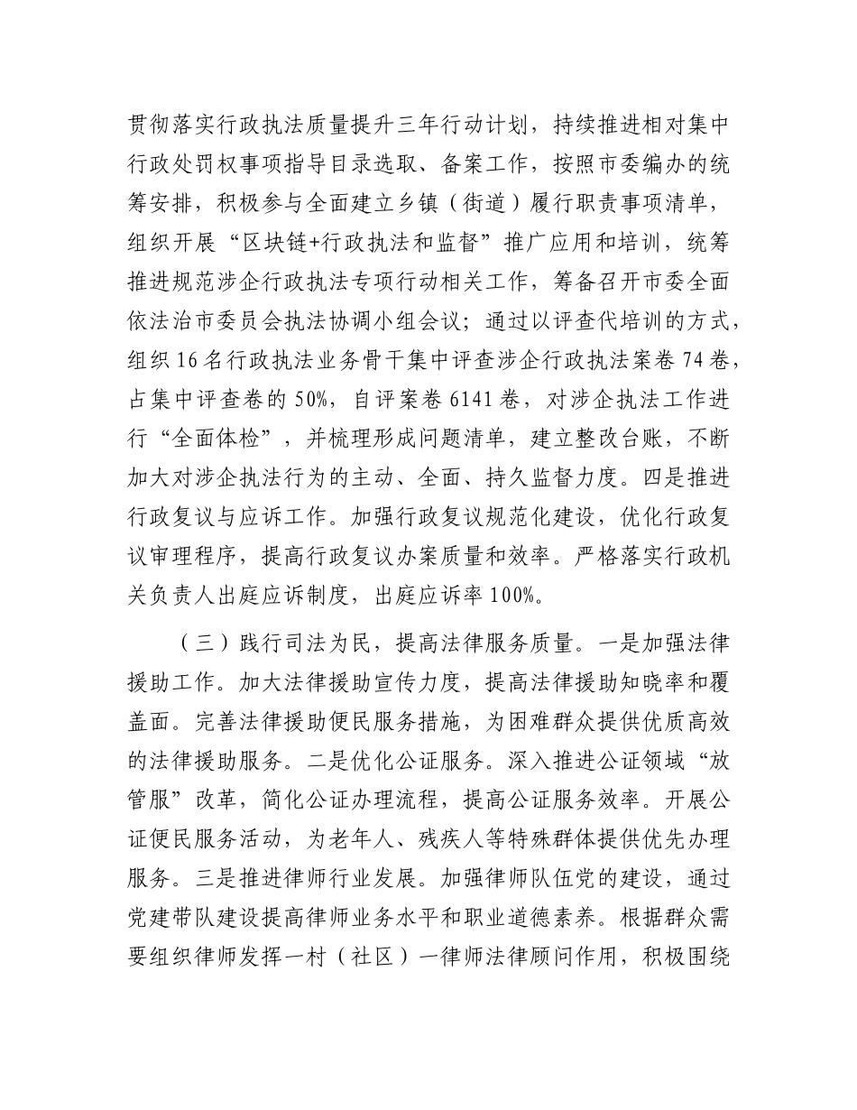 市司法局2025年上半年工作总结及下半年工作计划.docx_第3页