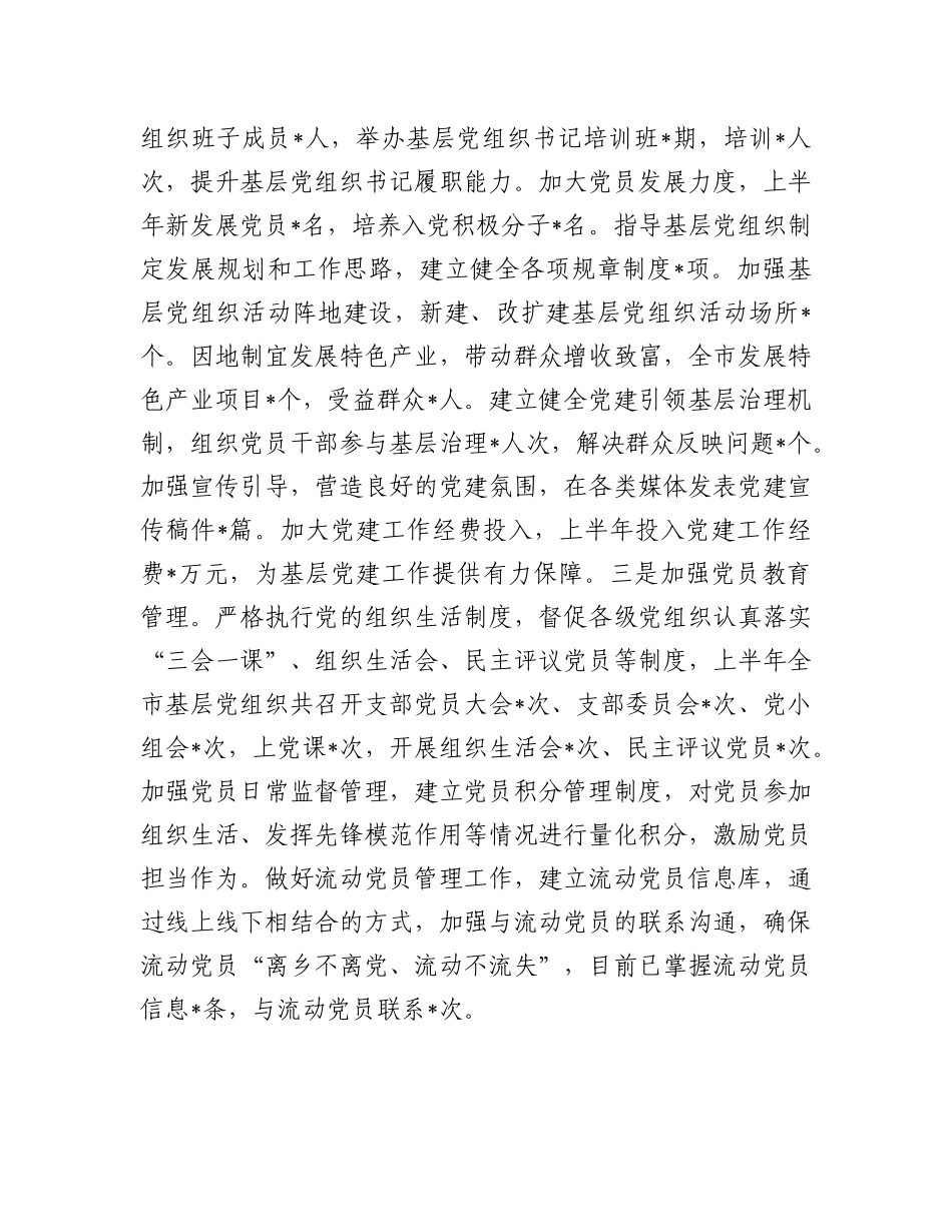 市委X建办2025年上半年X建工作总结.docx_第3页