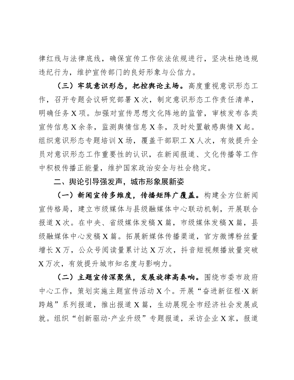 市委宣传部常务副部长2024年述职述廉报告有重名 836471.docx_第2页