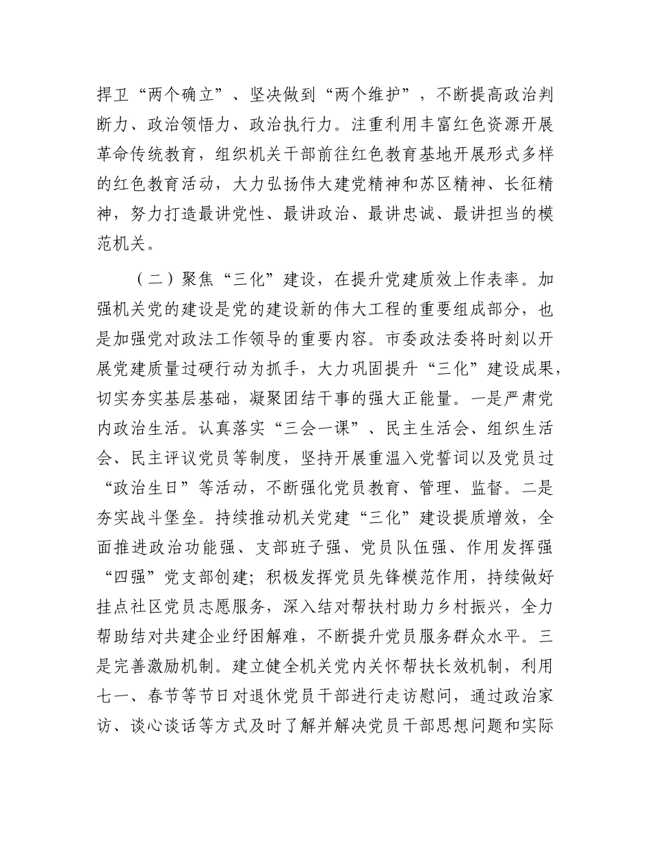 市委政法委2025年上半年X建工作总结.docx_第2页