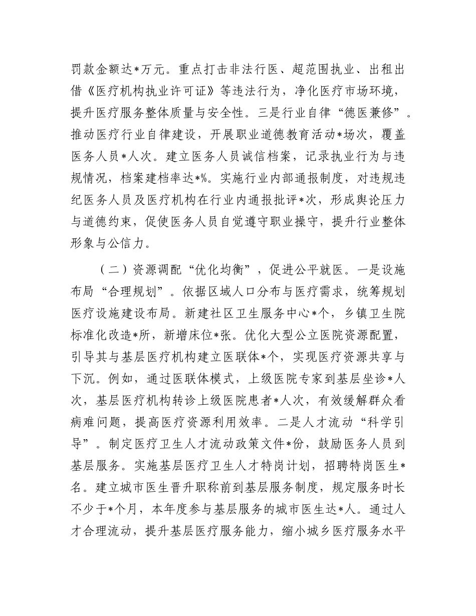 市卫健委2024年群众身边不正之风和腐败问题集中整治工作总结汇报.docx_第2页