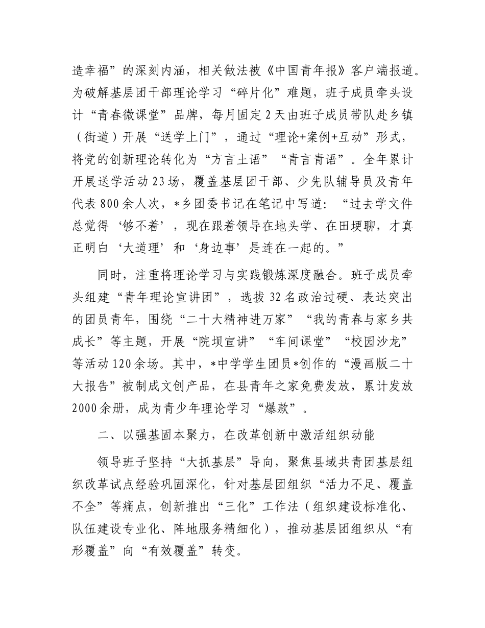 团县委领导班子运行情况报告.docx_第2页