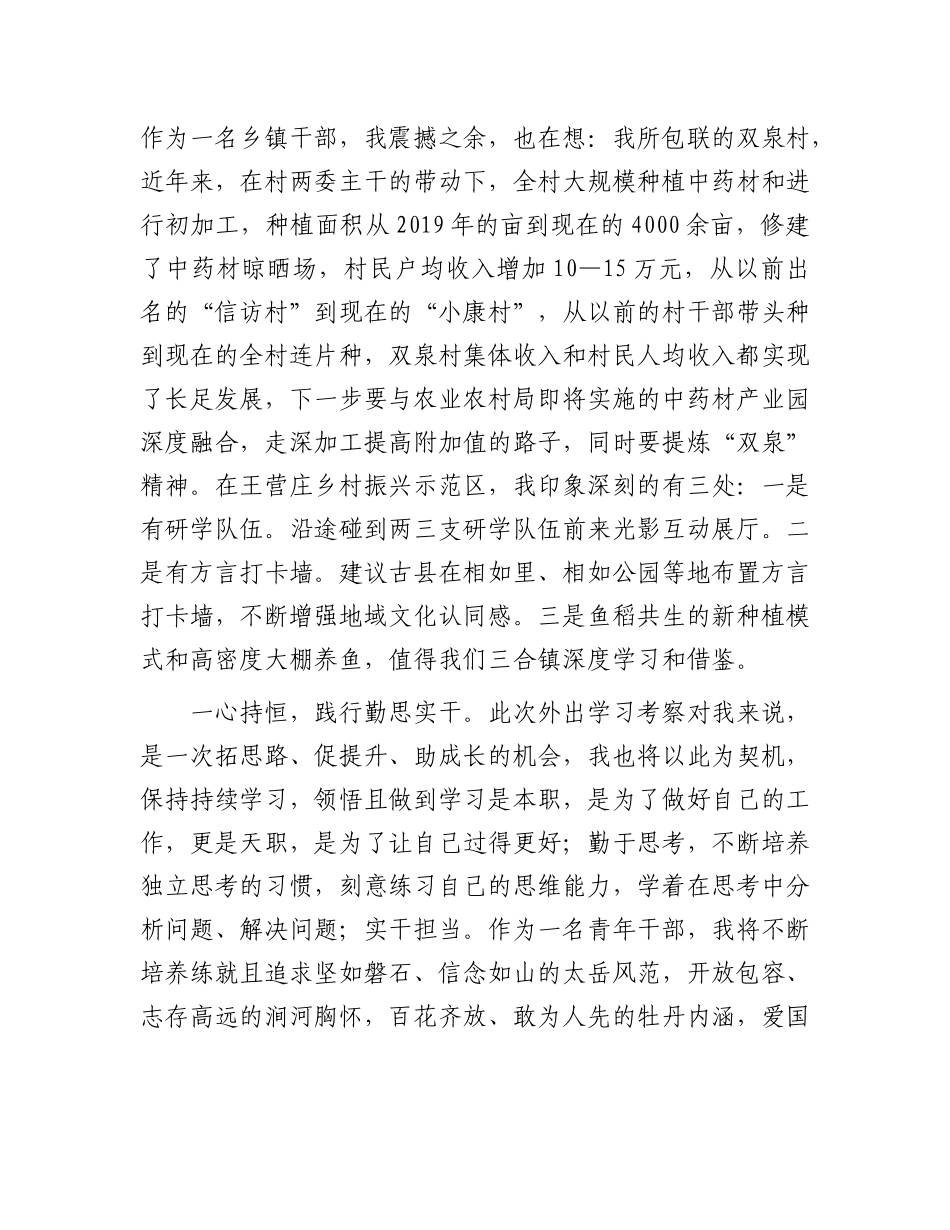 外出观摩学习感悟：拓思路   促提升  助成长.docx_第3页