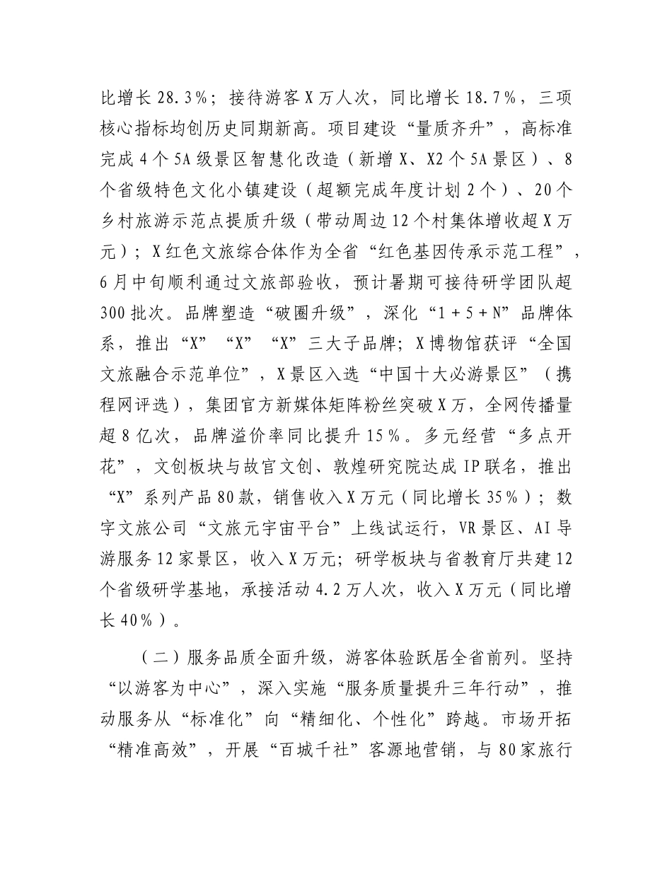 文旅集团2025年上半年经济运行分析会上的讲话.docx_第2页