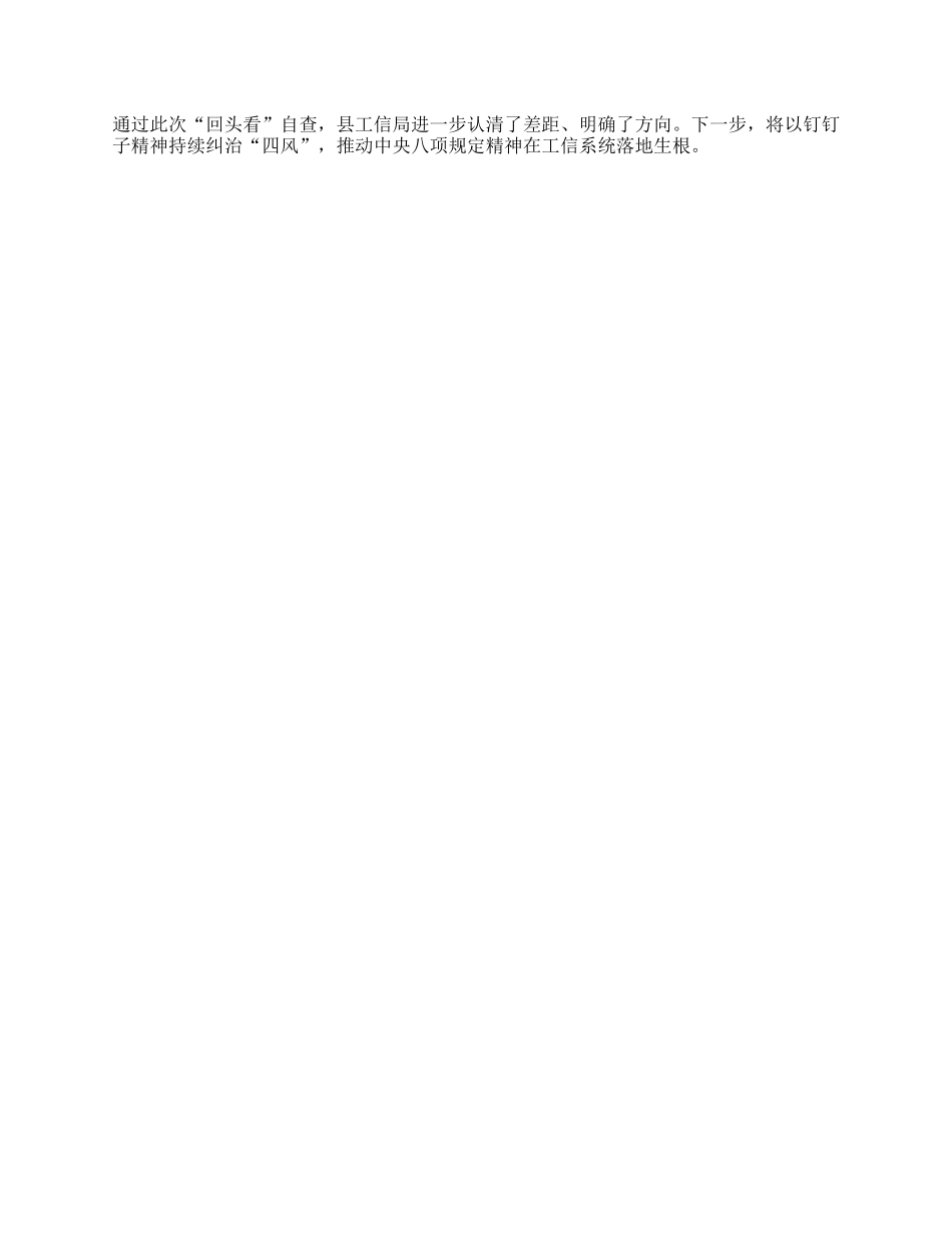县工信局学习贯彻中央BXGD学习教育回头看自查情况报告.docx_第3页