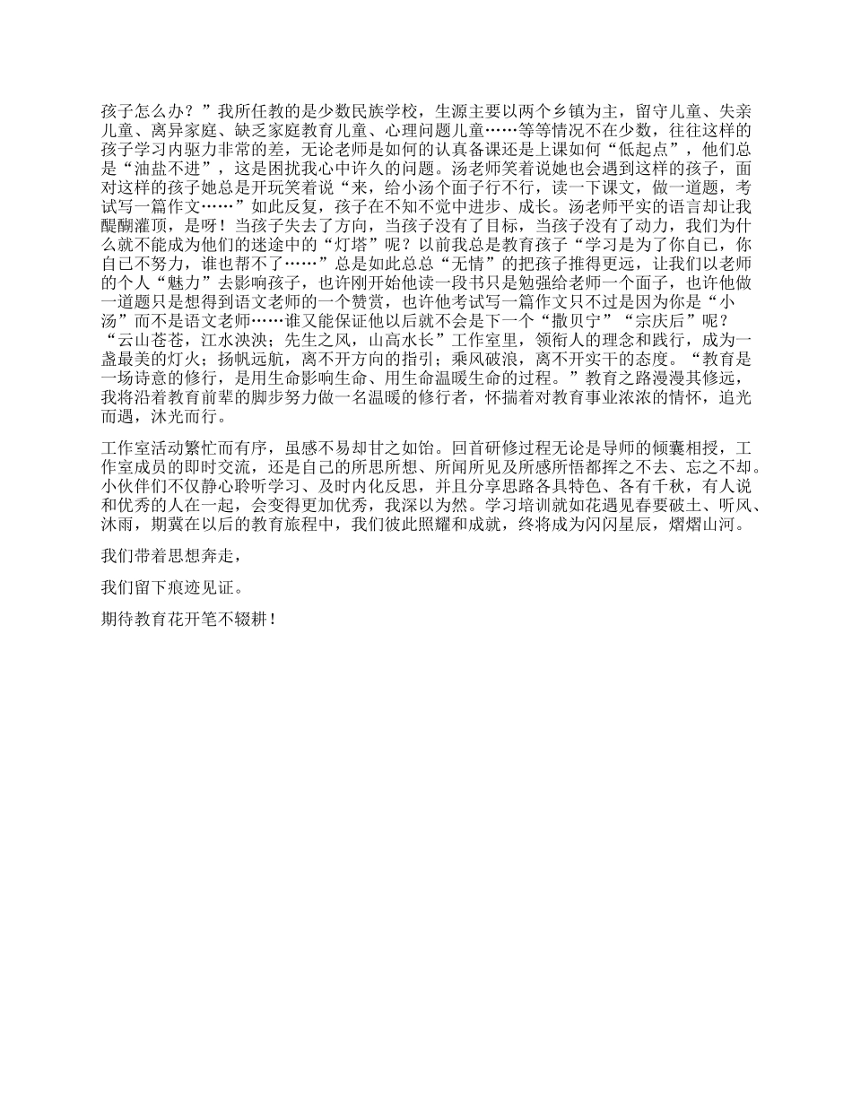 学有所思，行之有向 ——记熊纪涛初中语文卓越教师工作室研修心得.docx_第2页