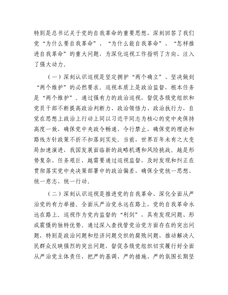 在2025年第十二巡视组巡视工作动员会上的讲话.docx_第2页