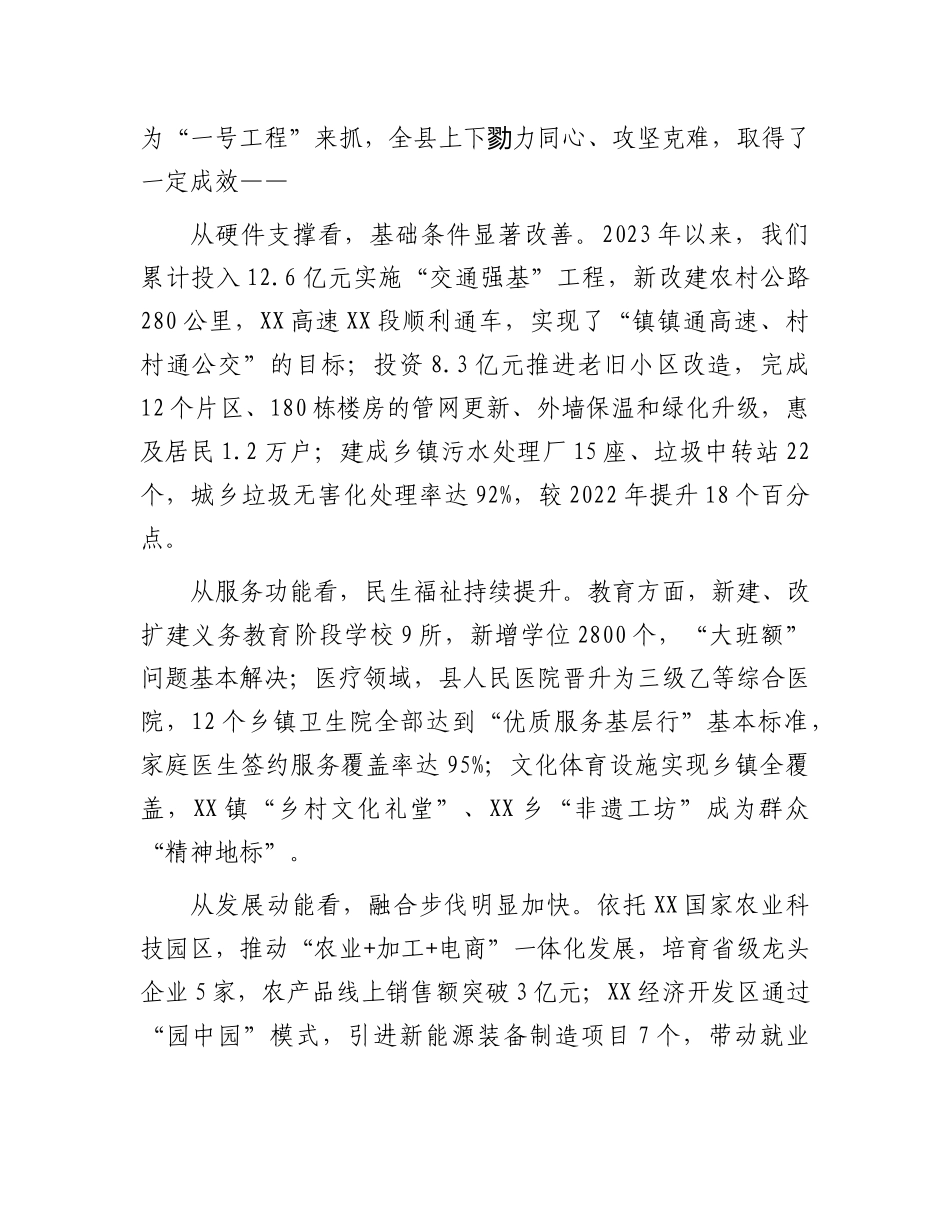 在2025年全县优化县域承载能力工作推进会上的讲话.docx_第2页