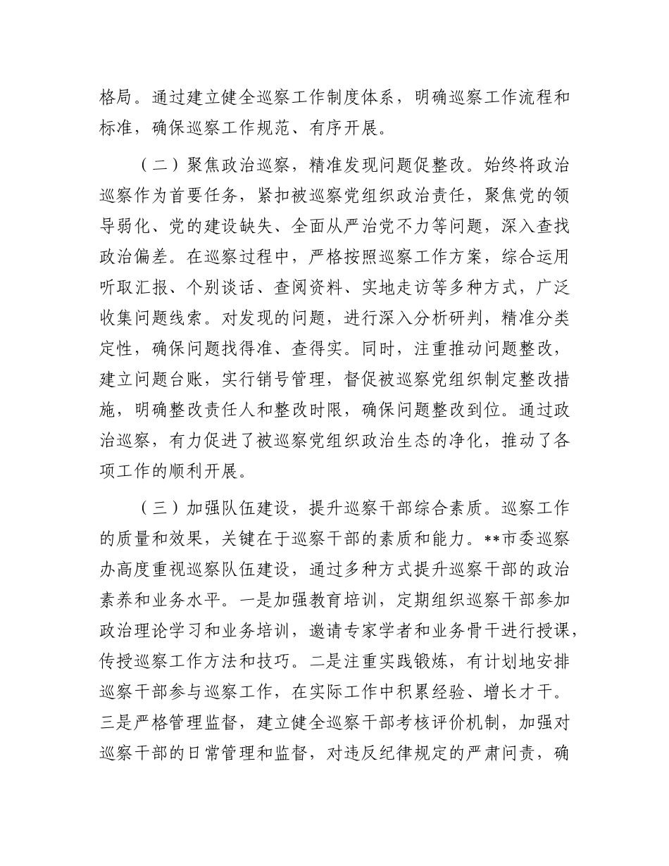 在2025年市委巡察工作领导小组第九次会议上的汇报发言.docx_第2页