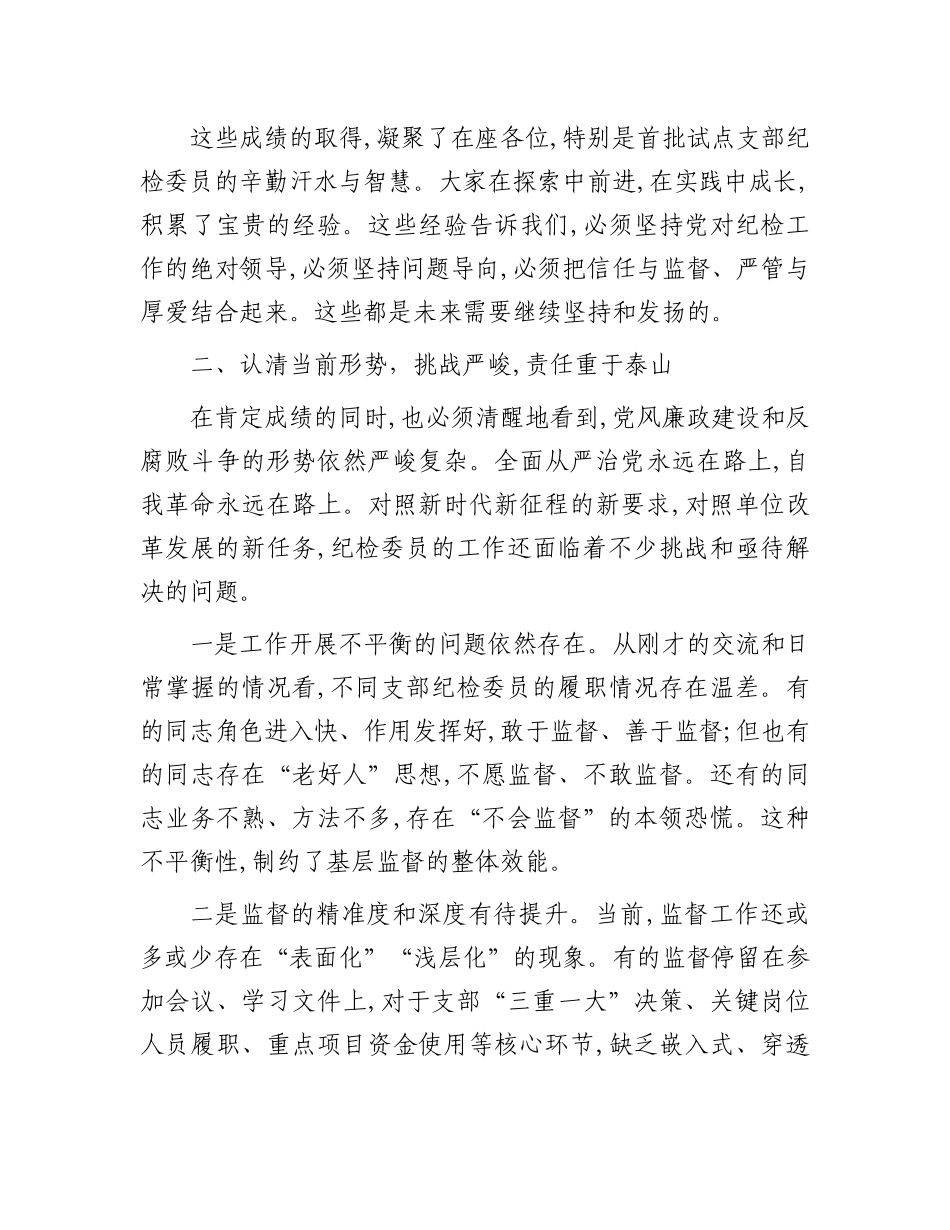 在2025年支部纪检委员座谈会上的讲话.docx_第3页