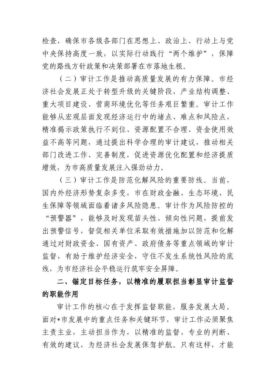 在市委审计委员会会议上的讲话.docx_第2页