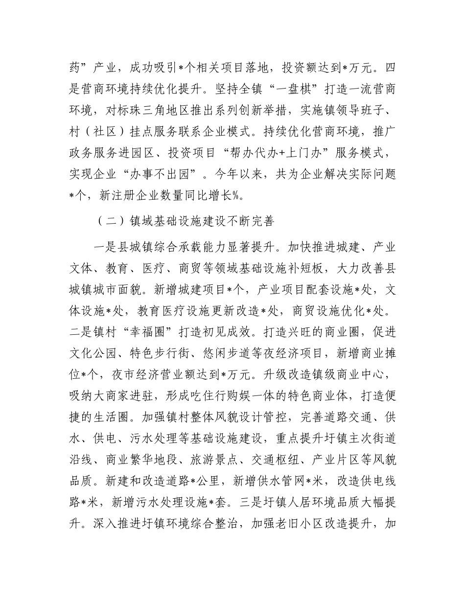 镇“百千万工程”年度工作总结.docx_第2页