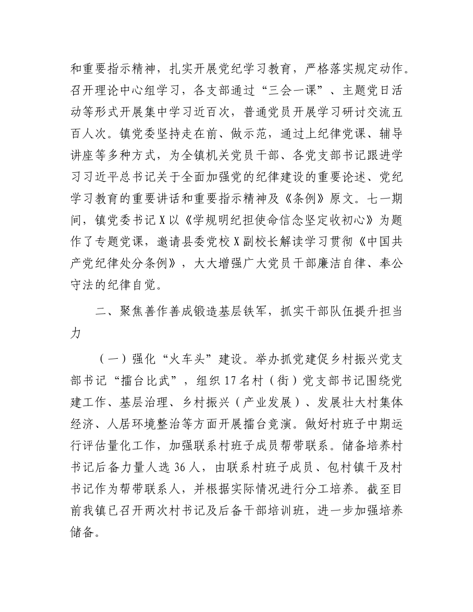 镇2024年度X建工作总结及2025年工作计划.docx_第2页