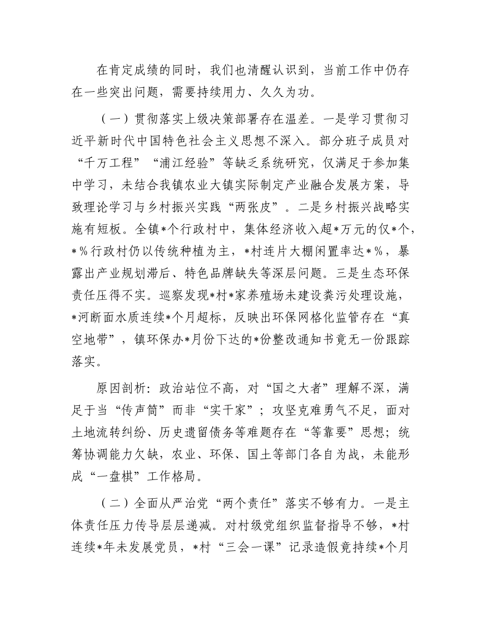 镇X委书记巡察整改落实情况汇报.docx_第3页