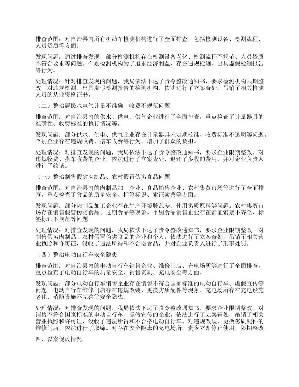 自治县市场监督管理局群众身边不正之风和腐败问题阶段性情况汇报.docx_第2页