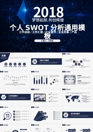 2020个人SWOT分析通用模板.pptx