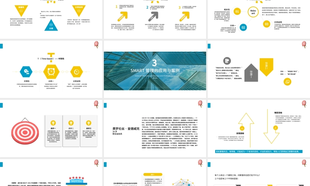 2020年企业培训目标管理Smart原则PPT模板.pptx