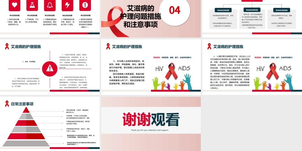 2020世界预防艾滋病日含word文档PPT模板.pptx