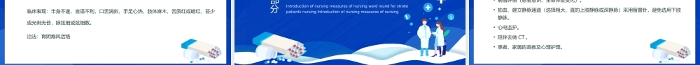 2022神经康复病区脑卒中的护理查房PPT清新简约风护理查房通用PPT.pptx