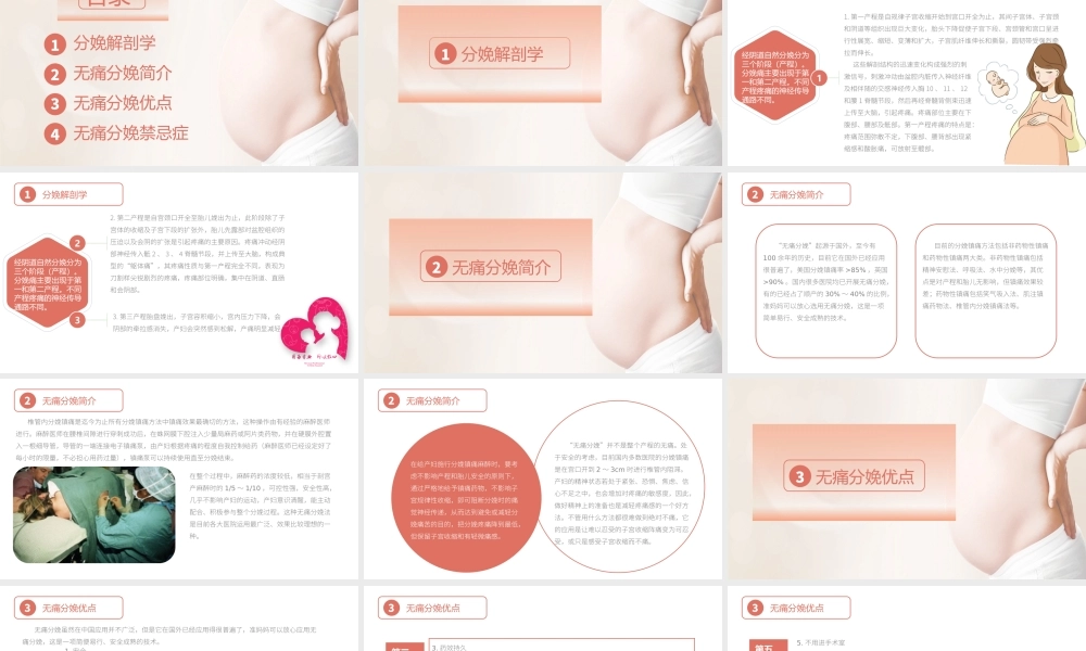 2022无痛分娩PPT清新创意医疗相关PPT模板下载.pptx.pptx