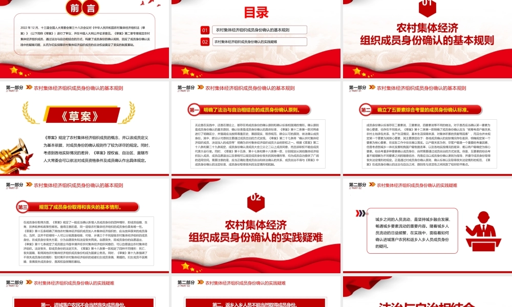 2023法治与自治相结合合理确认成员身份PPT大气精美风党员干部学习教育专题党课课件.pptx